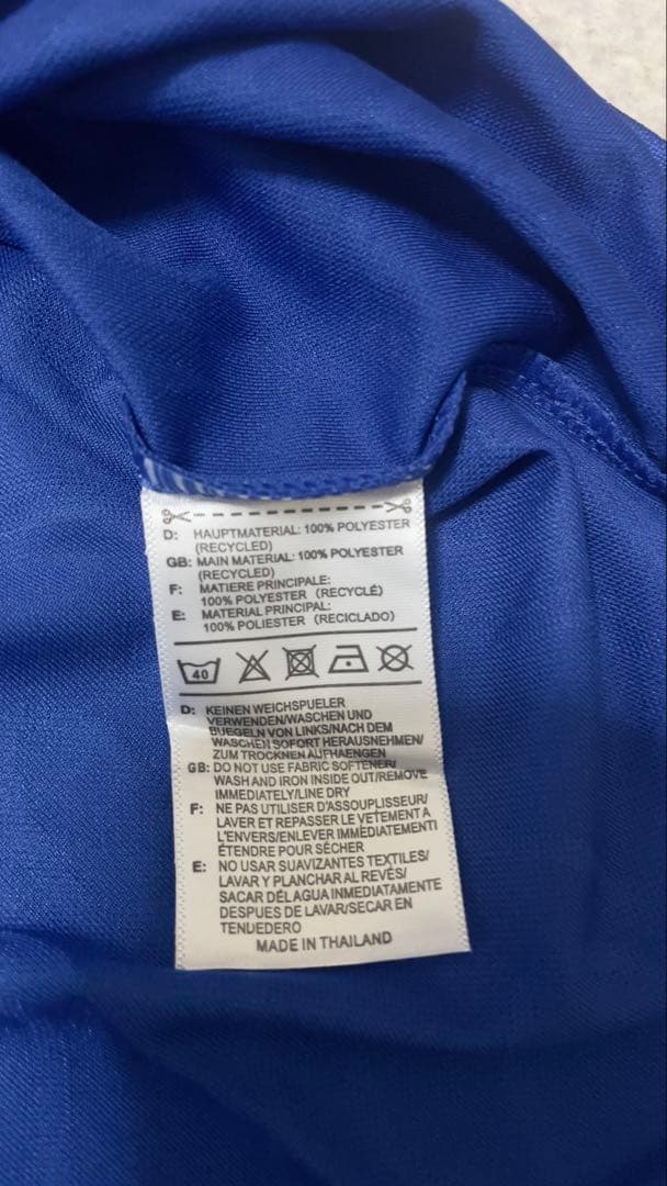 asics 日本代表 サッカーシャツ 青