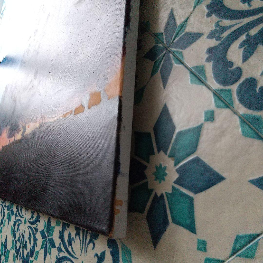 油絵 風景#1 40X80X1.5cm