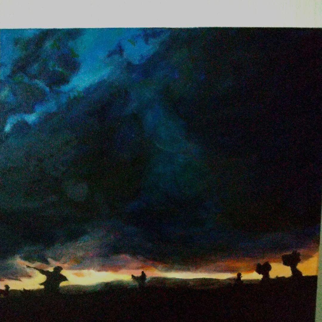 油絵 風景#1 40X80X1.5cm