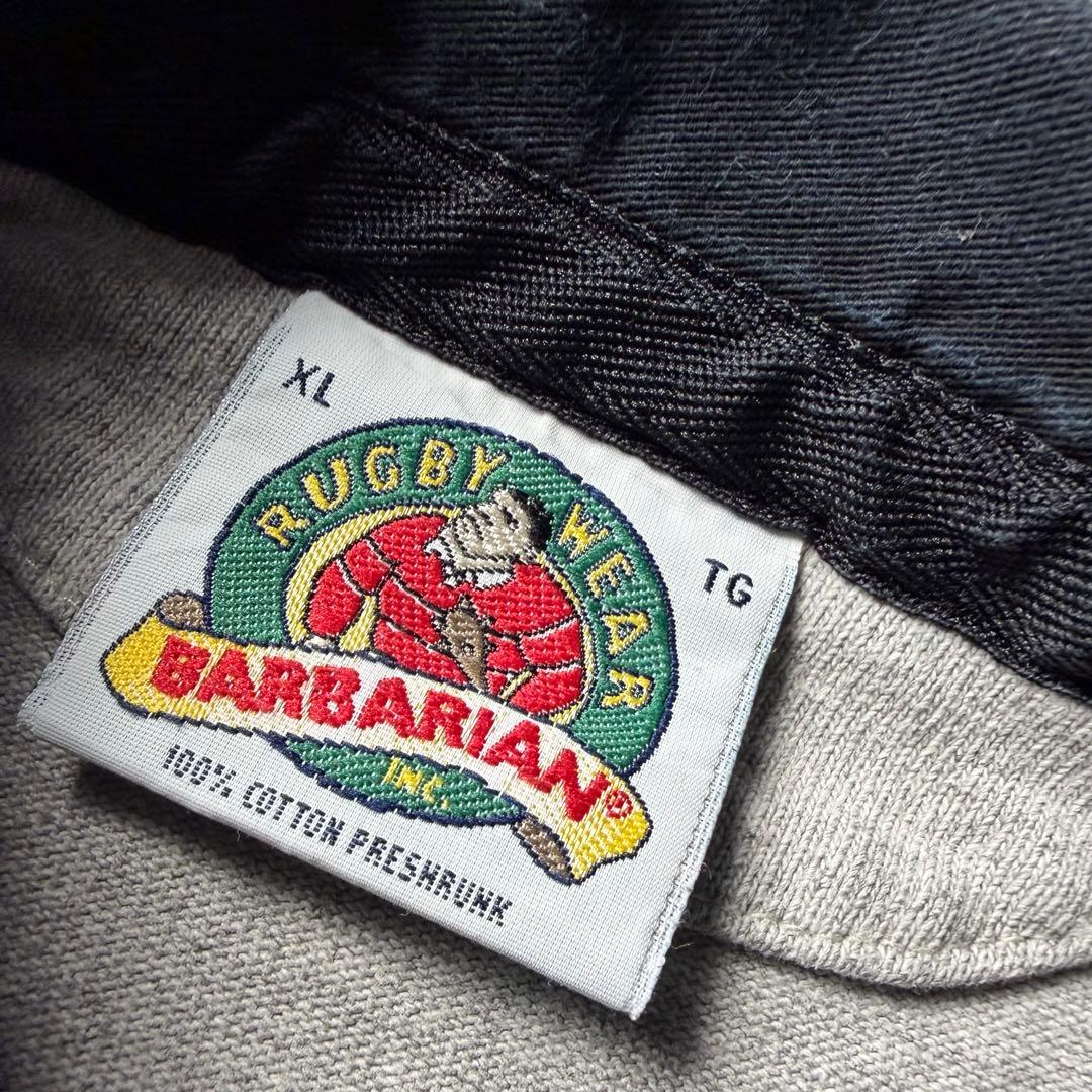 ウェア 90s BARBARIAN rugger shirt