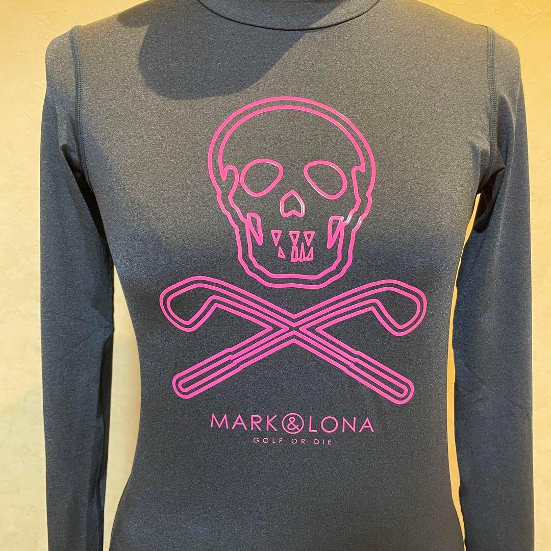 【美品】マークアンドロナ MARK&LONA モックネック ハイネック長袖 36