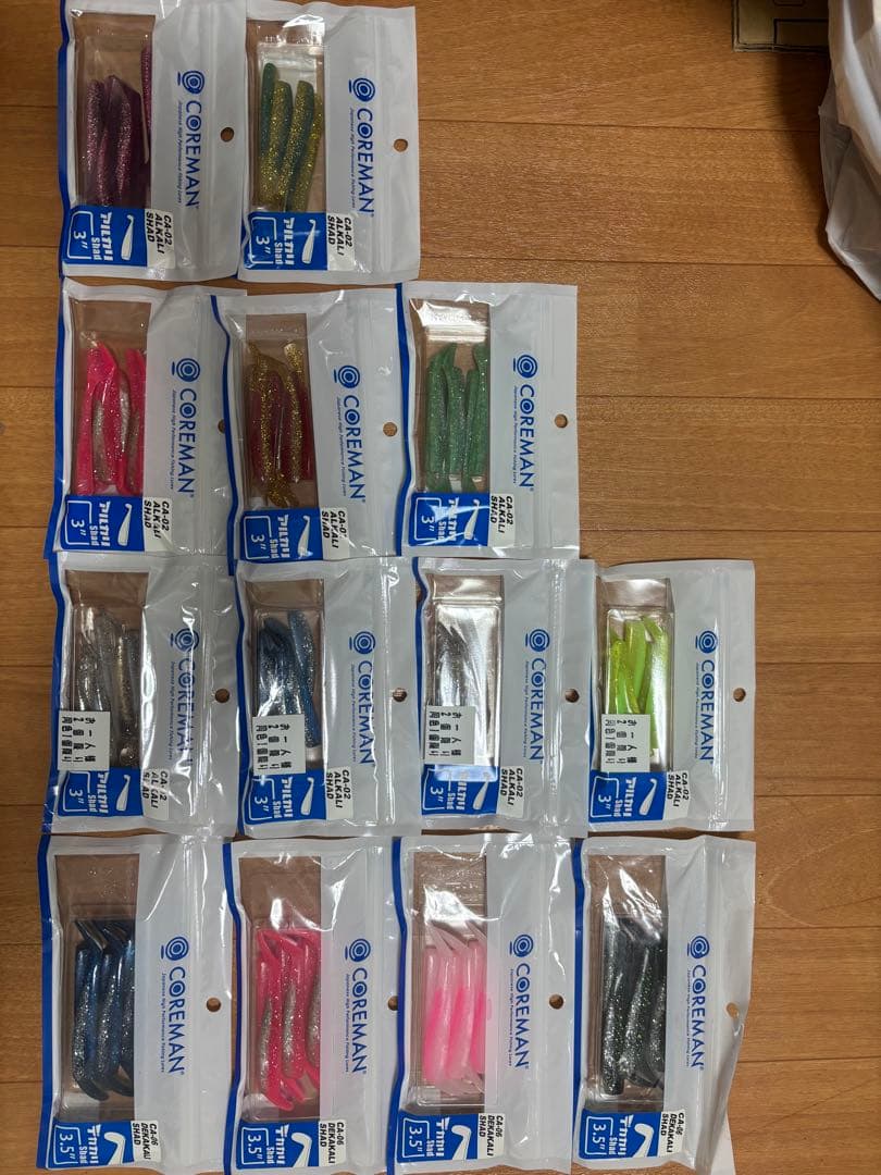 ジ*X様 COREMAN VJルアー　アルカリ・デカカリシャッドまとめ売り
