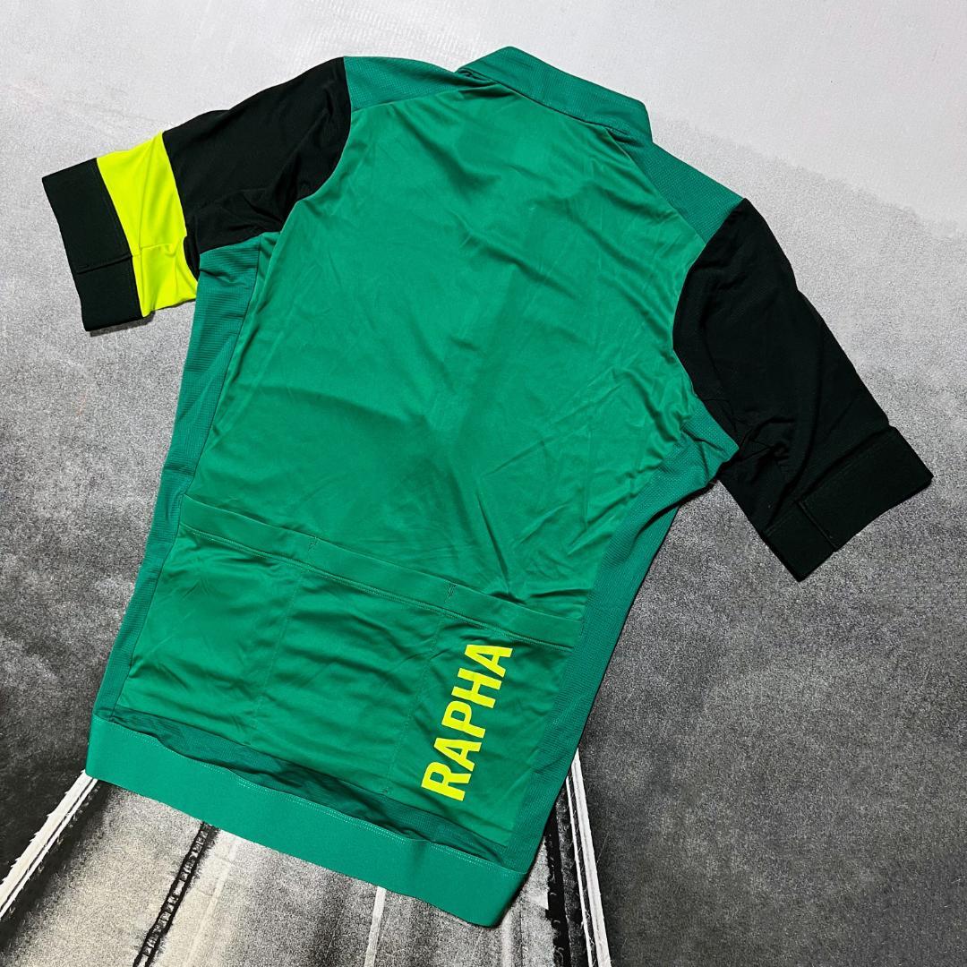 新品 Rapha メンズ プロチーム トレーニング ジャージ Sサイズ グリーン