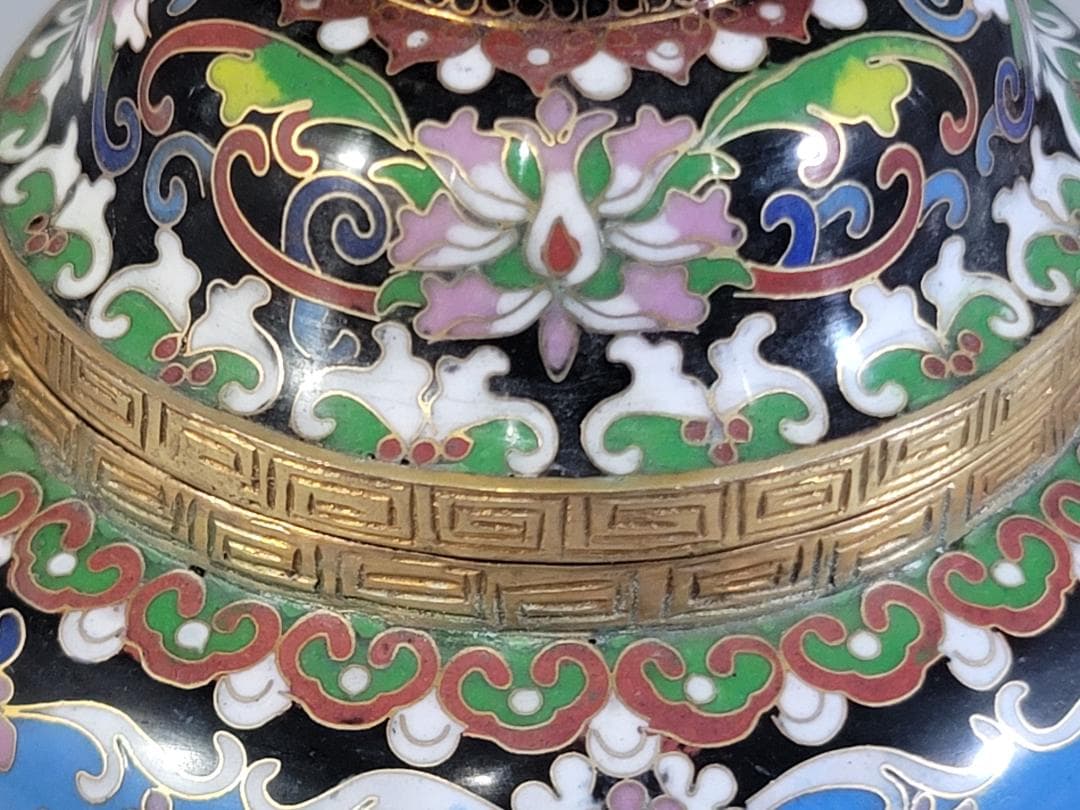 中国美術 七宝 香炉 DT314