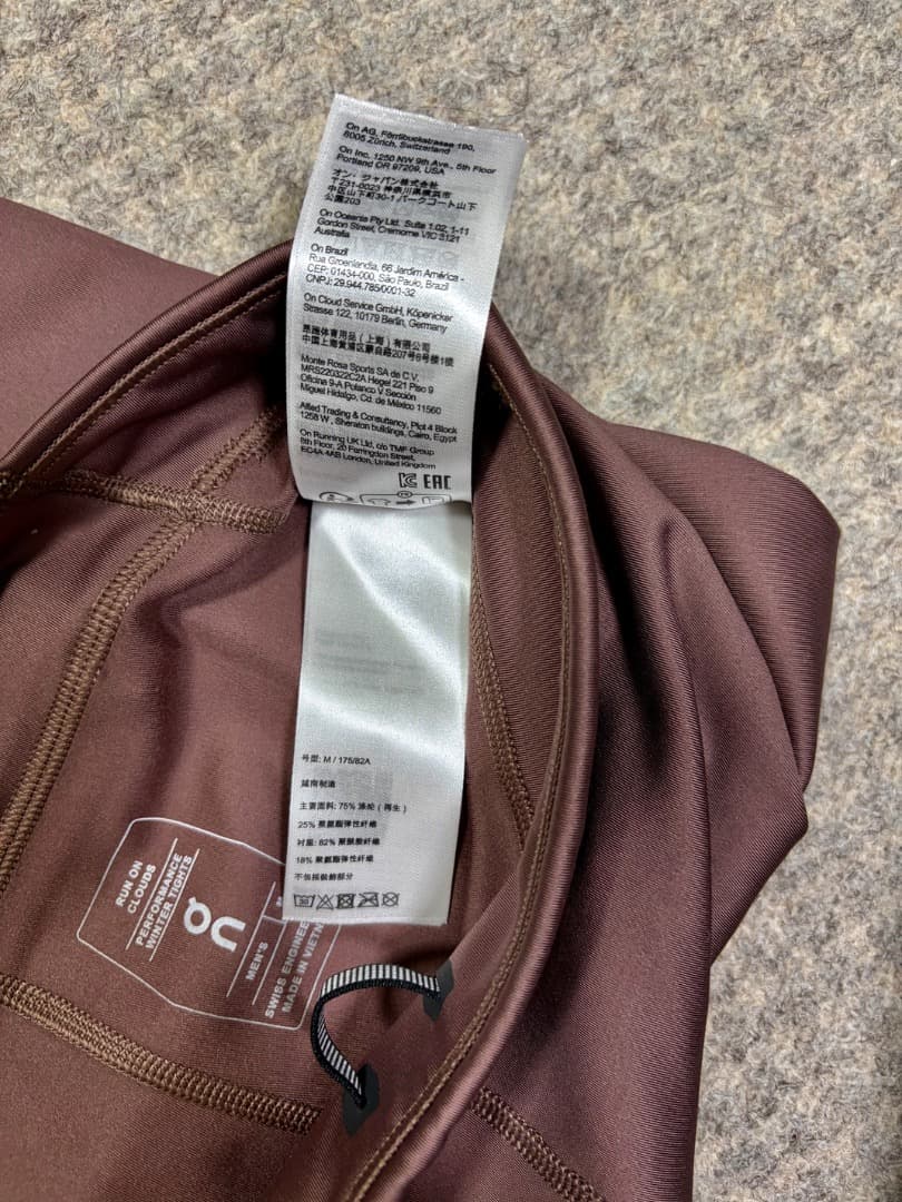 ON オン　Performance Winter Tights M