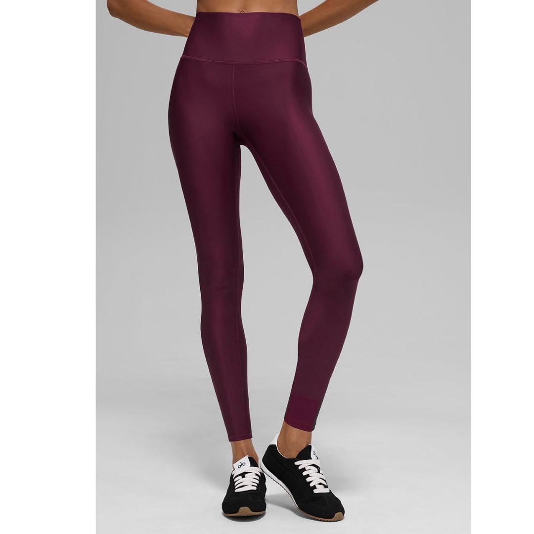 Alo yoga Airlift レギンス　バーガンディ