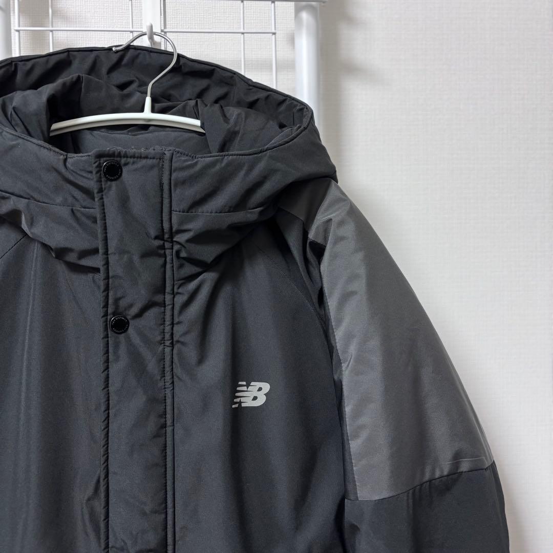 アキペロ　New Balance ニューバランス　ブラック ベンチコート