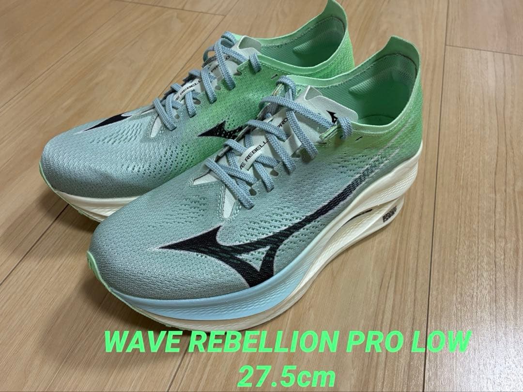 【MIZUNO】WAVE REBELLION PRO LOW 27.5cm