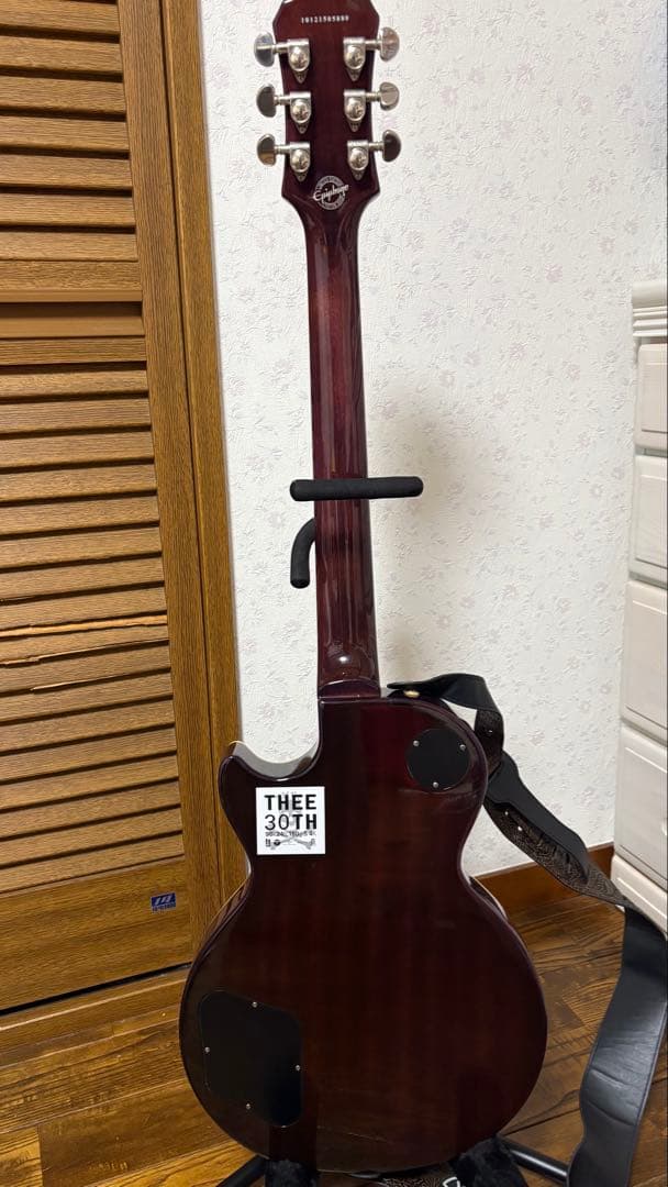 エピフォン　Epiphone レスポール classic plaintop 紫