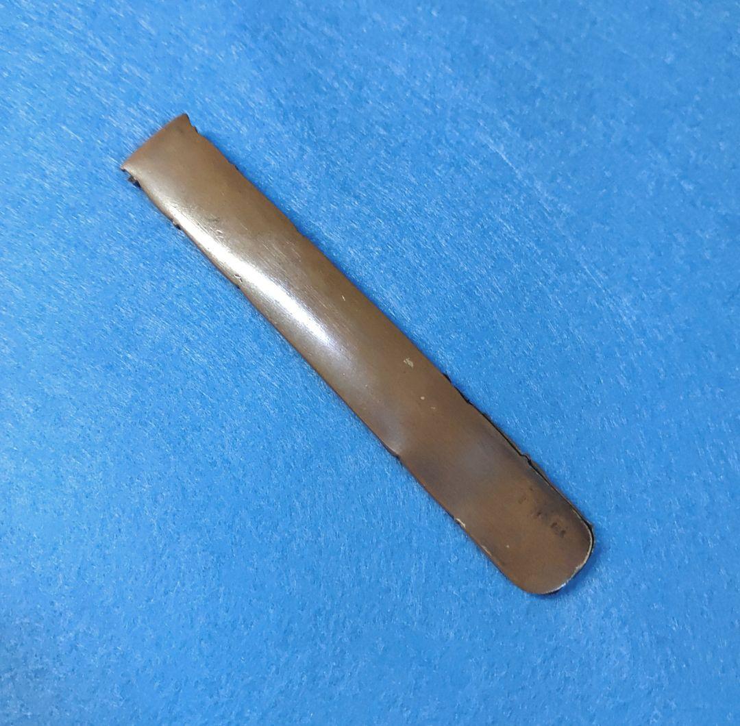 小柄　雲龍図　金銀象嵌　唐獅子