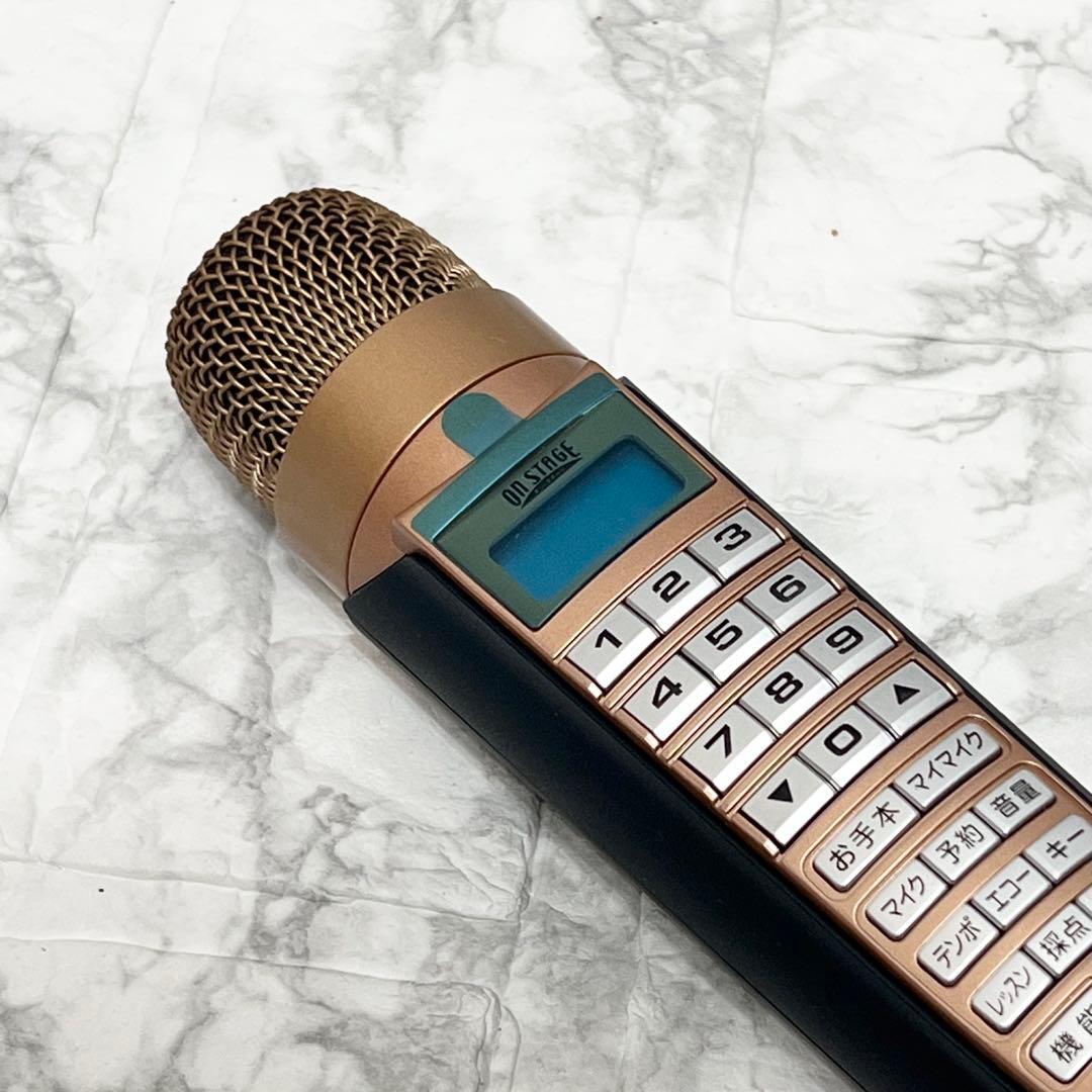 【動作品】オンステージ カラオケマイク Z-PK1200GT 曲カートリッジ2本