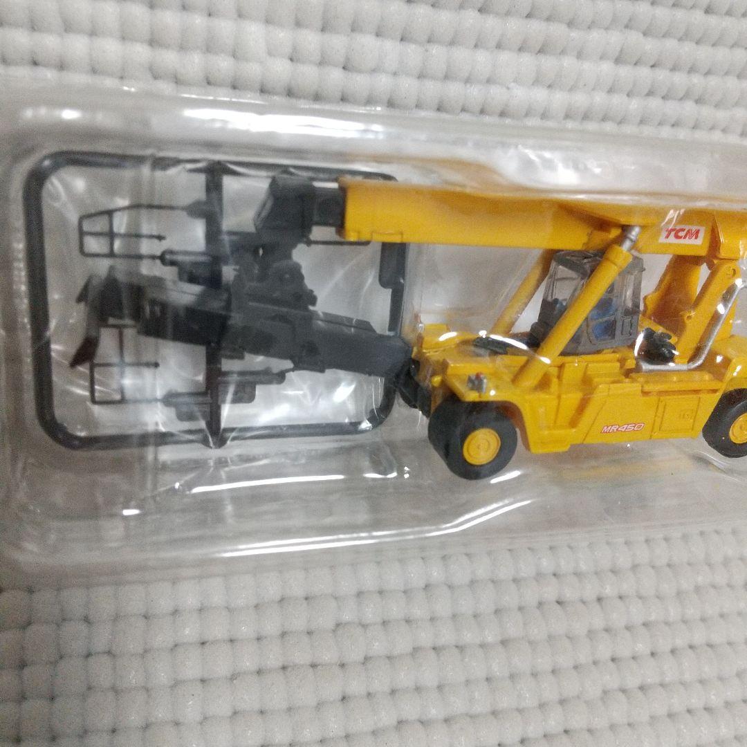 ザ建機 5台 Nゲージ〈45tリーチスタッカー/クレーン/ミキサー車〉未開封