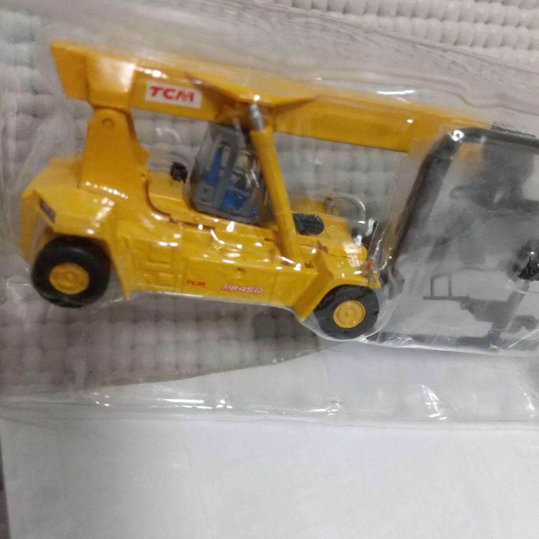 ザ建機 5台 Nゲージ〈45tリーチスタッカー/クレーン/ミキサー車〉未開封