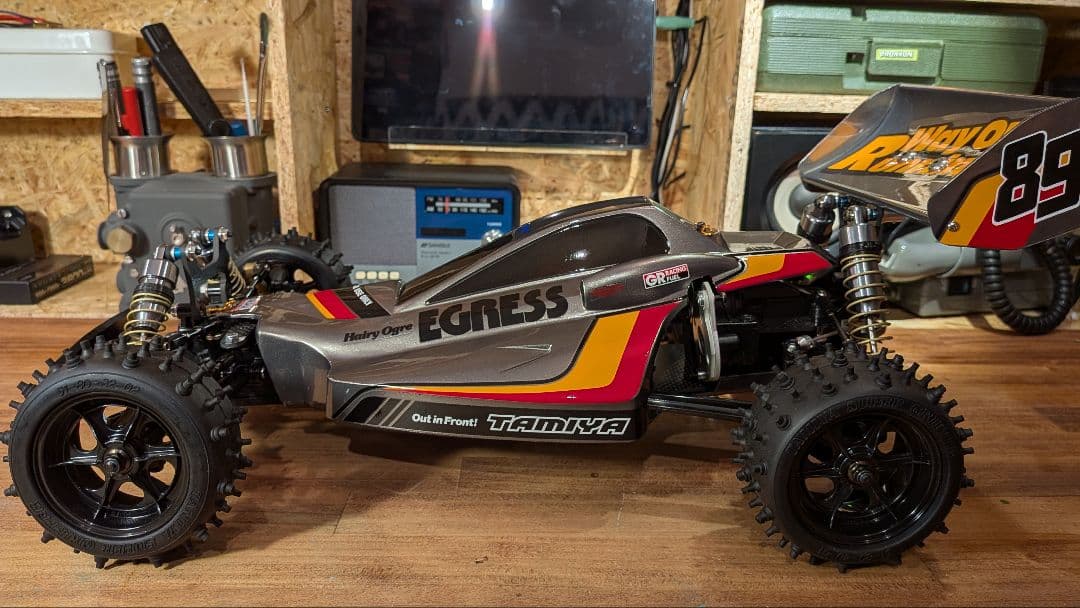 未走行　タミヤイグレス　タイタニウムグレー2液ウレタン塗装