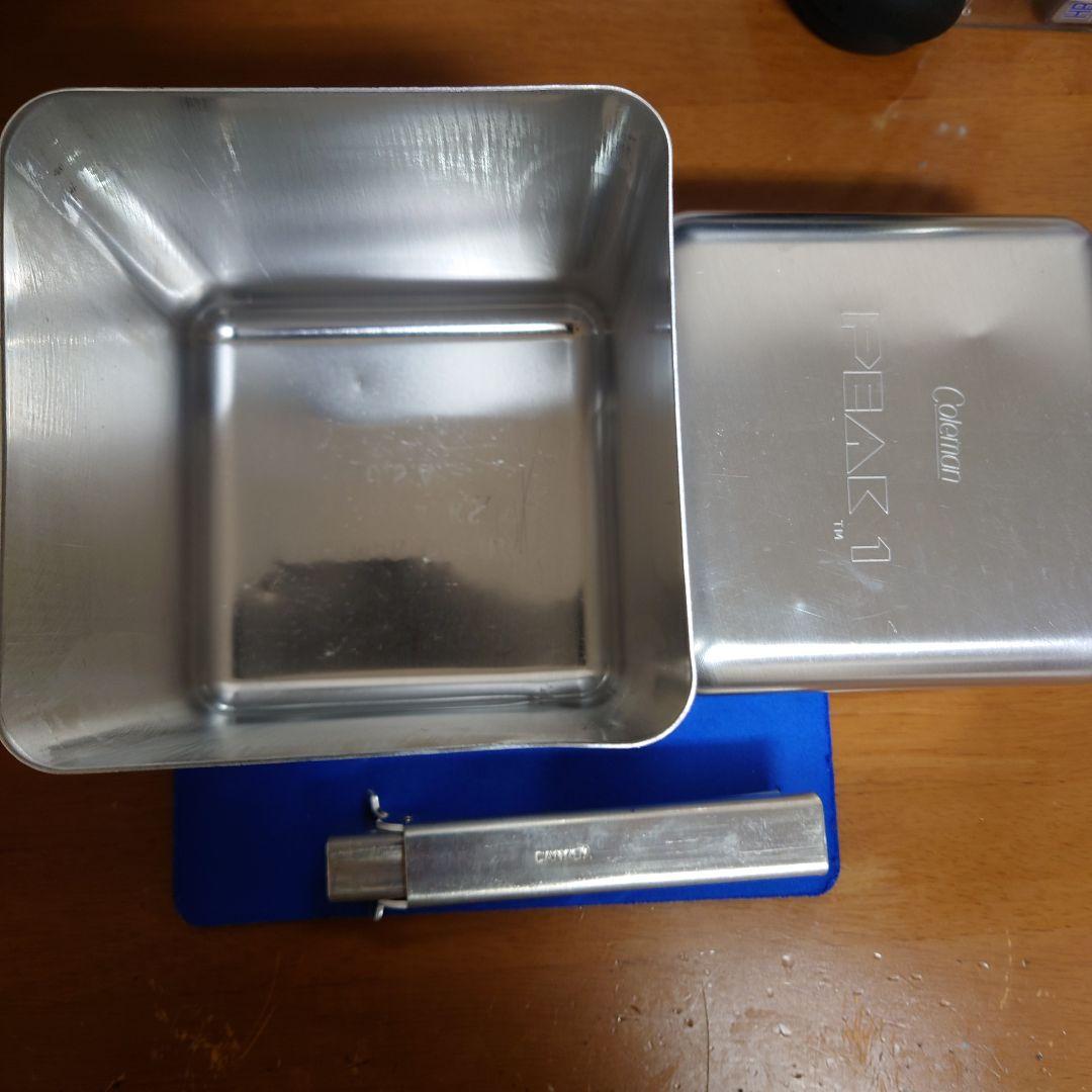 【デッドストック】コールマン　PEAK1ストーブ　アルミクッカーケース