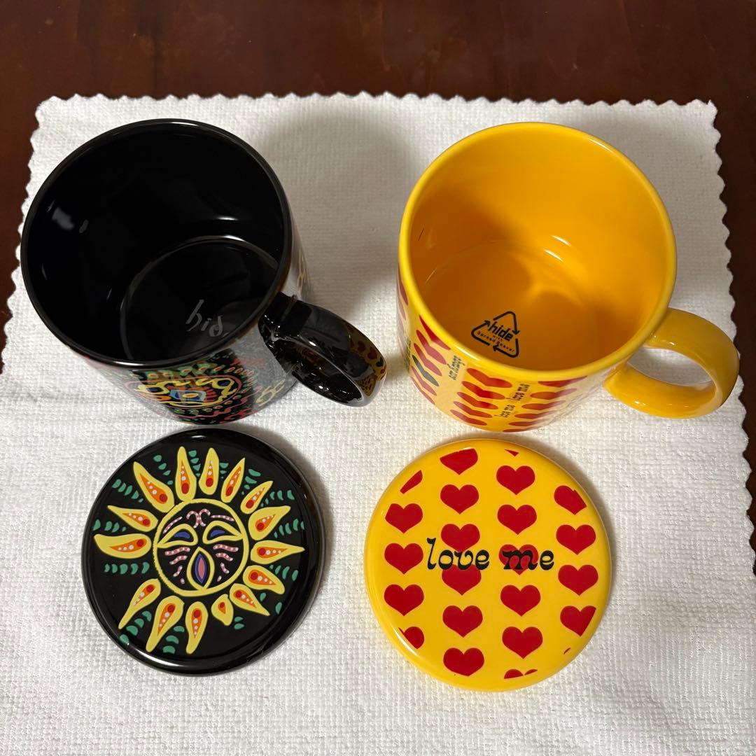 【新品未使用】限定レア商品hideコーヒーカップ2種セット