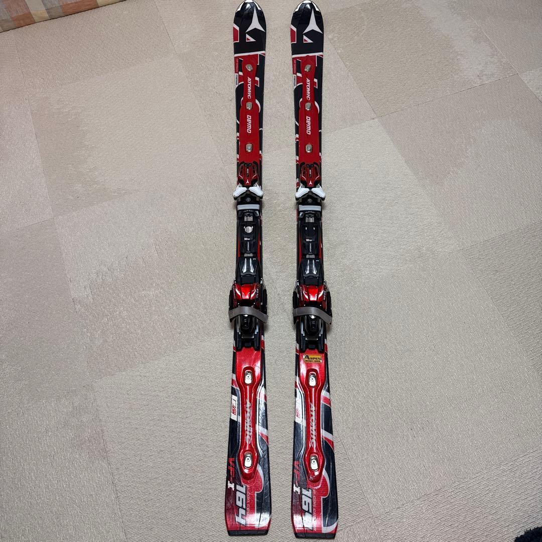 Atomic Demo 164cm スキー板　ストック、スキーケース付き
