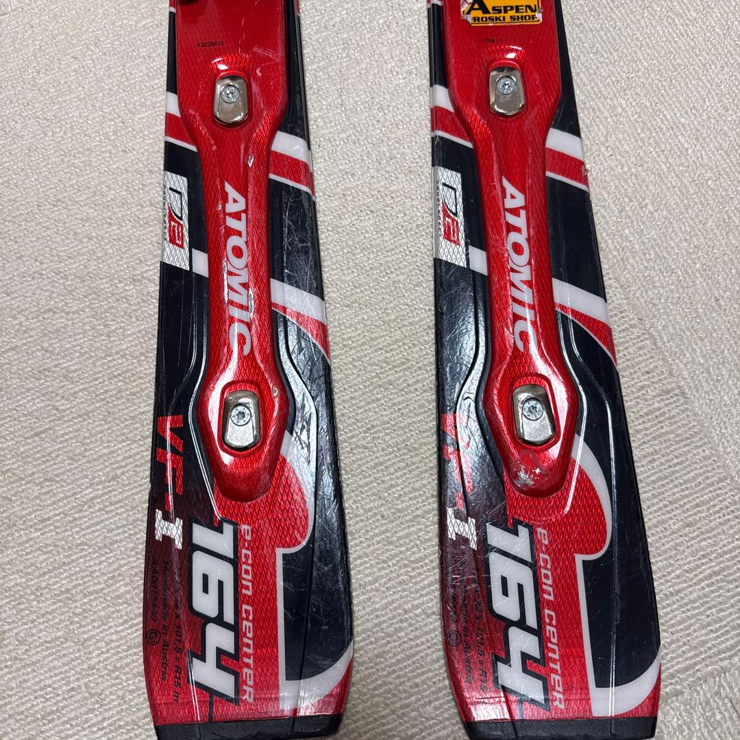 Atomic Demo 164cm スキー板　ストック、スキーケース付き