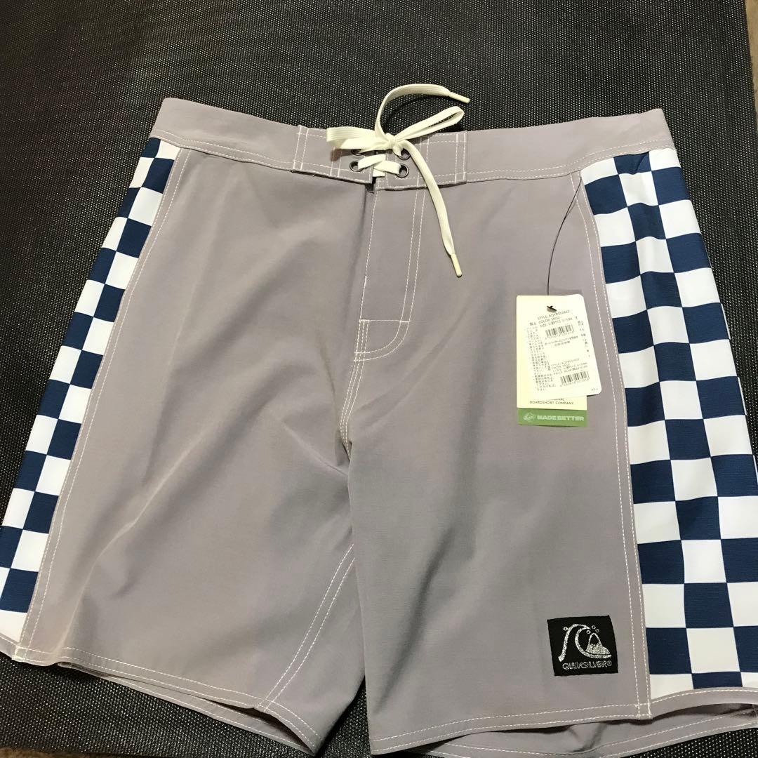 Quiksilver ボードショーツ Mグレー・チェック