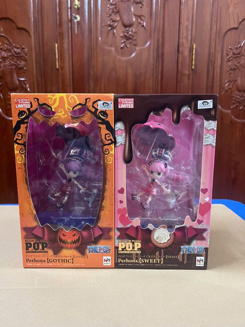 ワンピース　P.O.P CB-EX ペローナ　フィギュア　2点セット