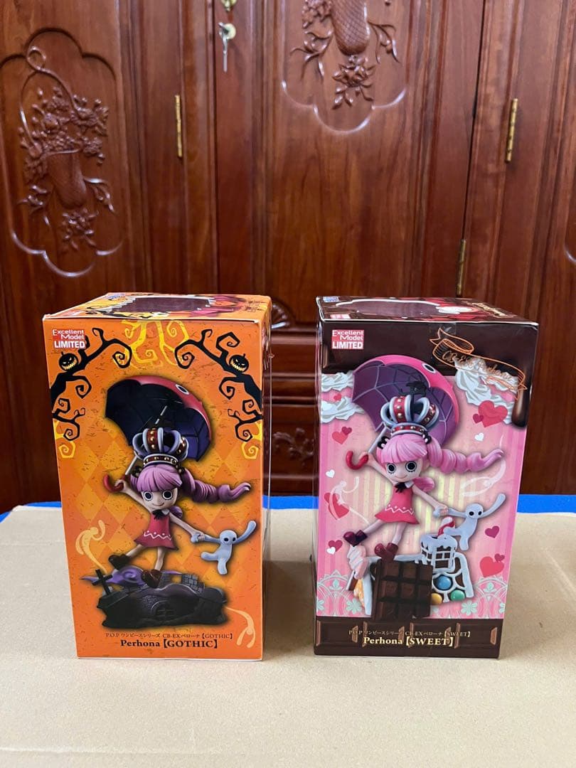ワンピース　P.O.P CB-EX ペローナ　フィギュア　2点セット