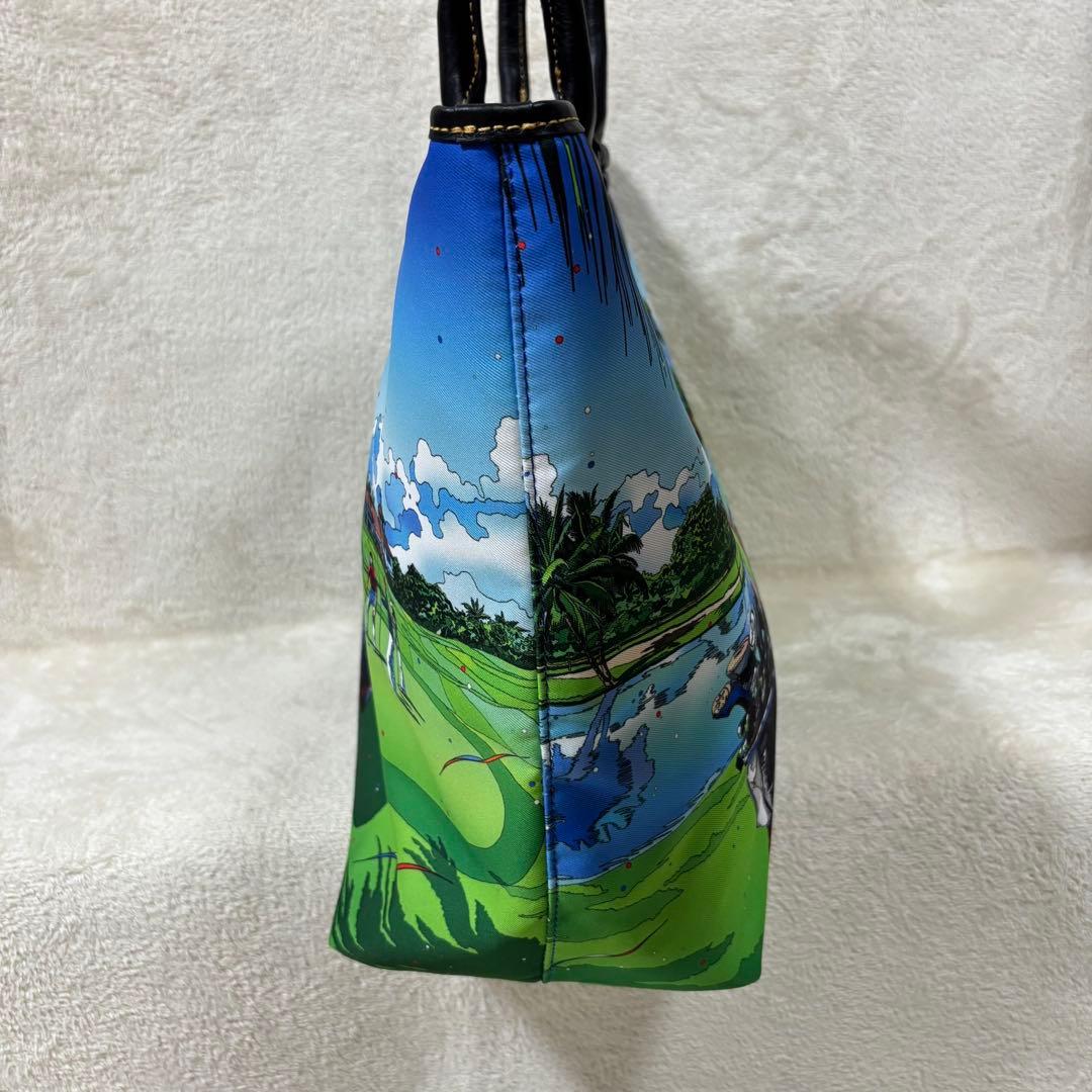 【美品】マンシングウェア 60周年 鈴木英人 トートバッグ キムハヌル サイン有