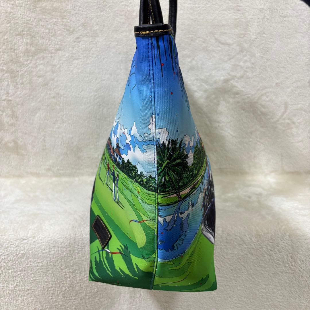 【美品】マンシングウェア 60周年 鈴木英人 トートバッグ キムハヌル サイン有