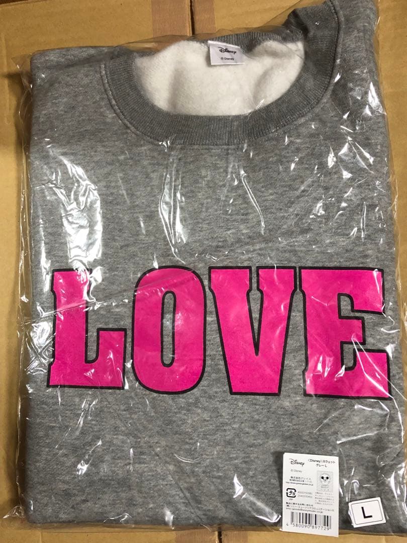 新品　西野カナ　ディズニー　ミッキー　スウェット　トレーナー　裏起毛　完売品 L