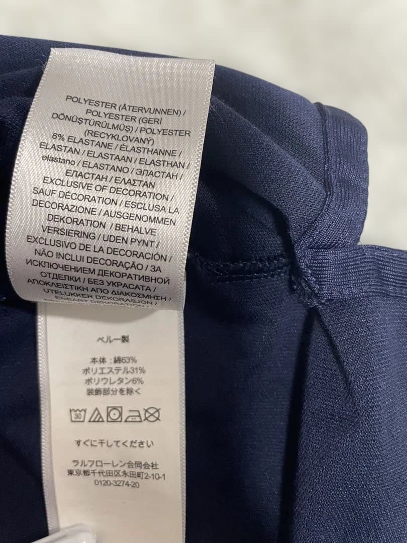 ラルフローレン　ポロシャツ　ネイビー　M