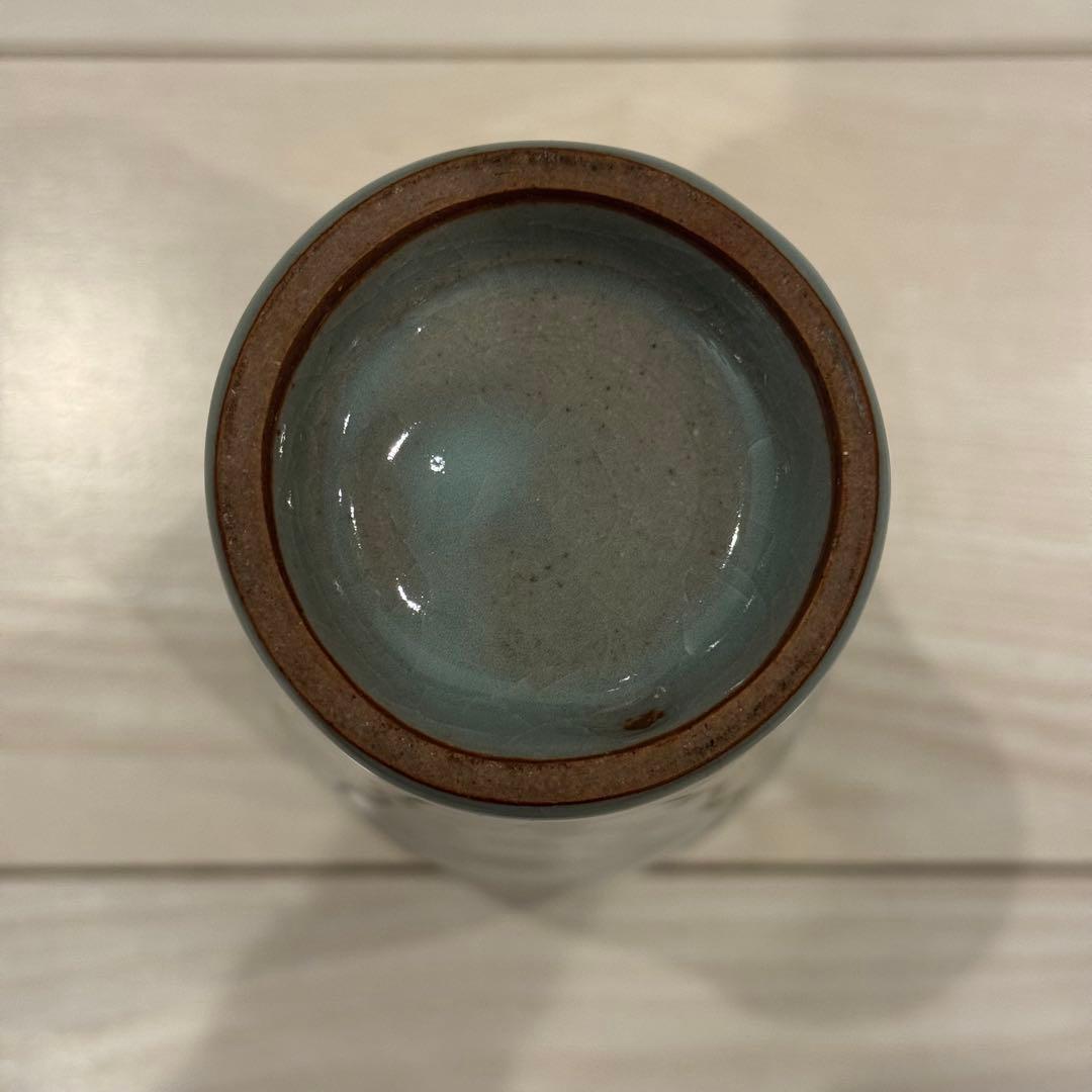 青磁花瓶 小野卓