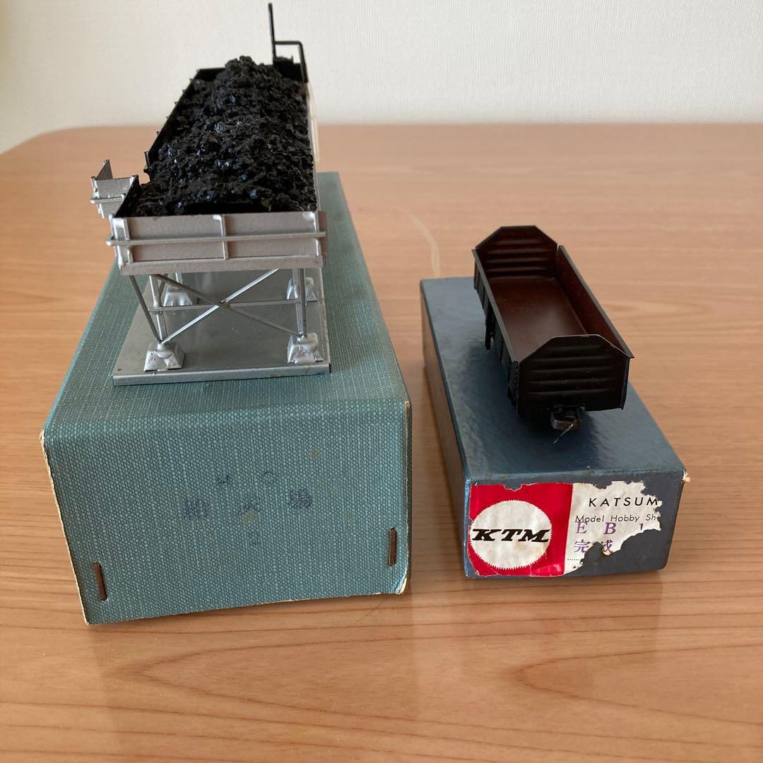 鉄道模型　HOゲージ 給炭場と貨車