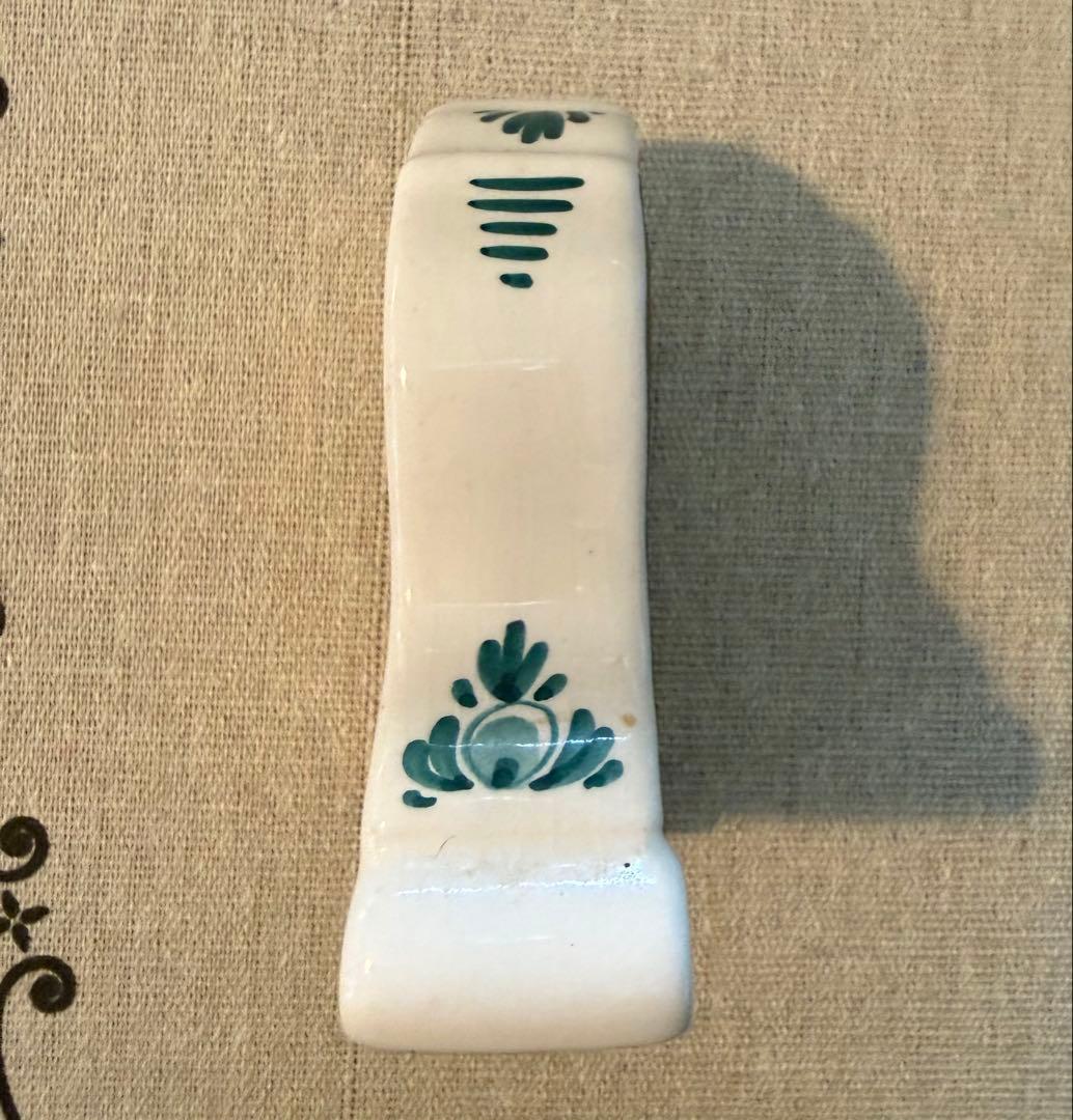 WAKO 和光 オランダ ハンドペイント デルフト焼き ヴィンテージ 置き時計