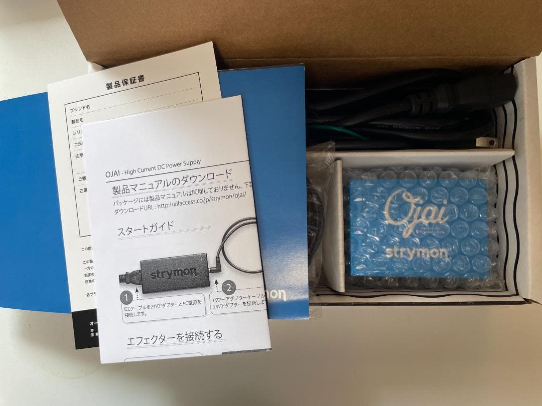 a*4様 Strymon Ojai 《パワーサプライ》国内正規品 ほぼ新品未使用