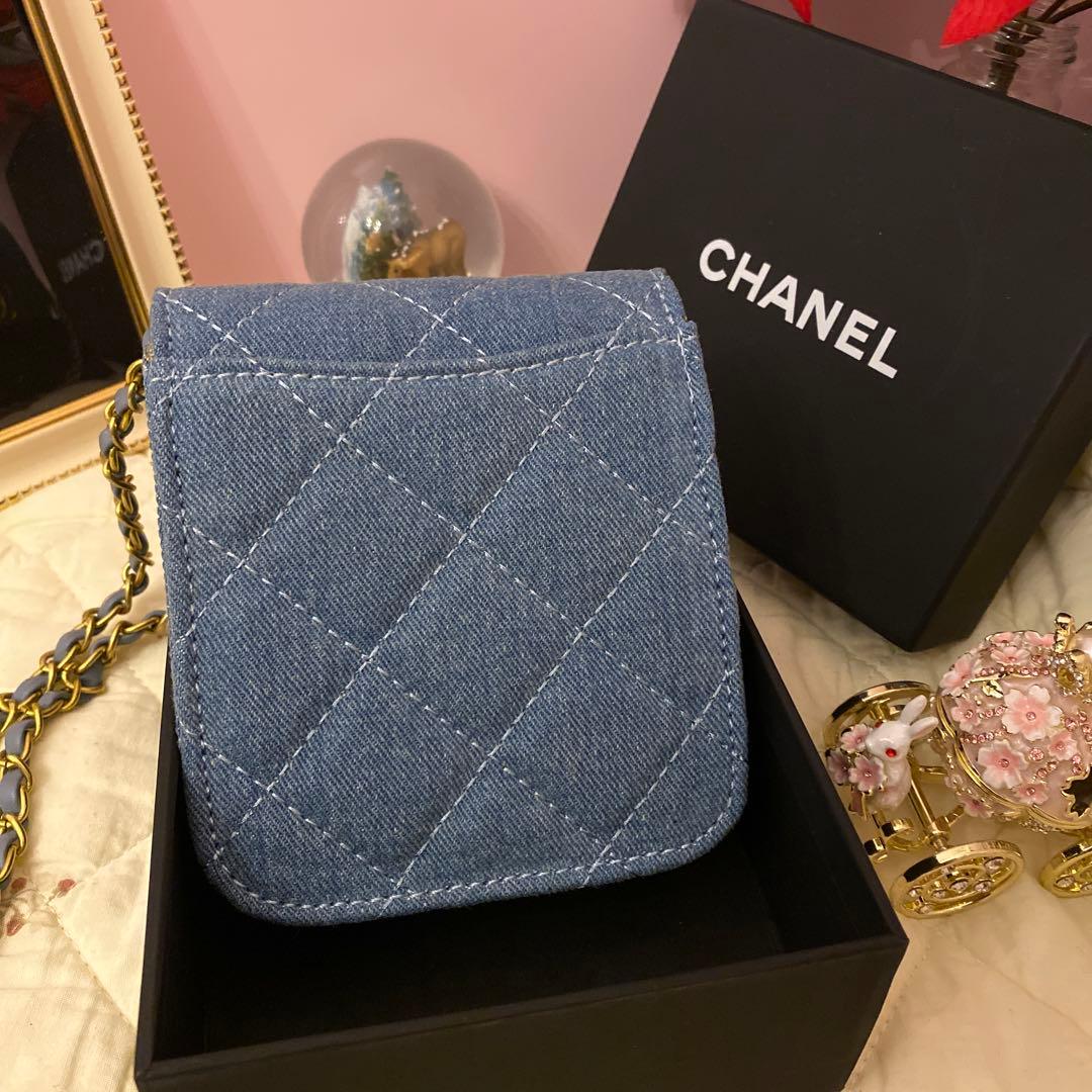 ゆ*め様 Chanel デニムポーチ