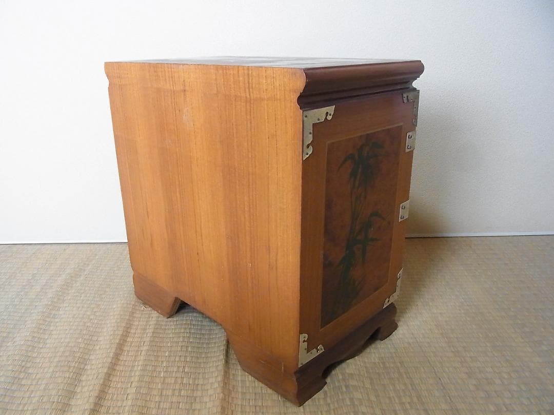 李朝家具　小家具　中国　昭和？　鍵なし　現状品