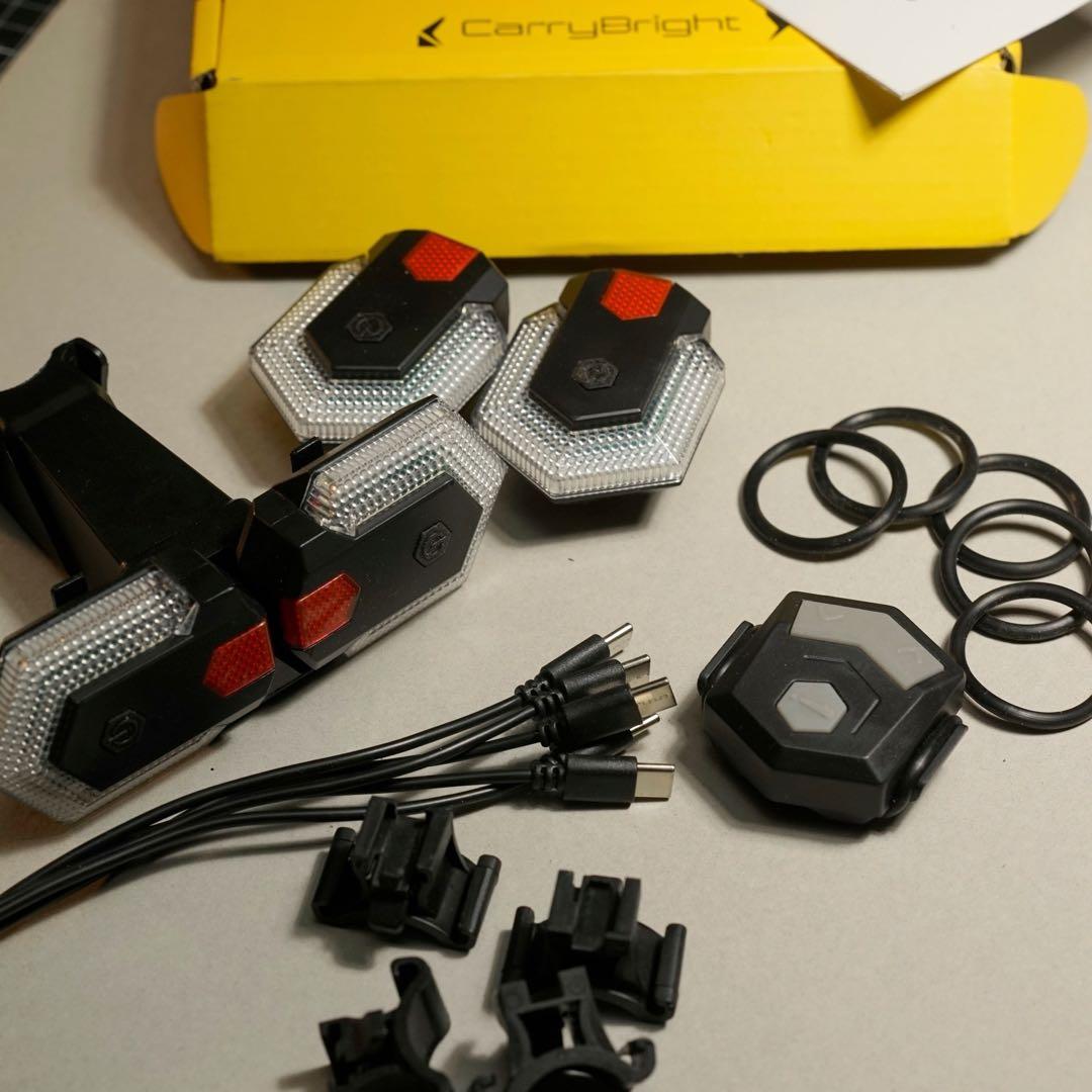 【未使用】自転車テールライト ウインカー 防水 ワイヤレス ビープ音