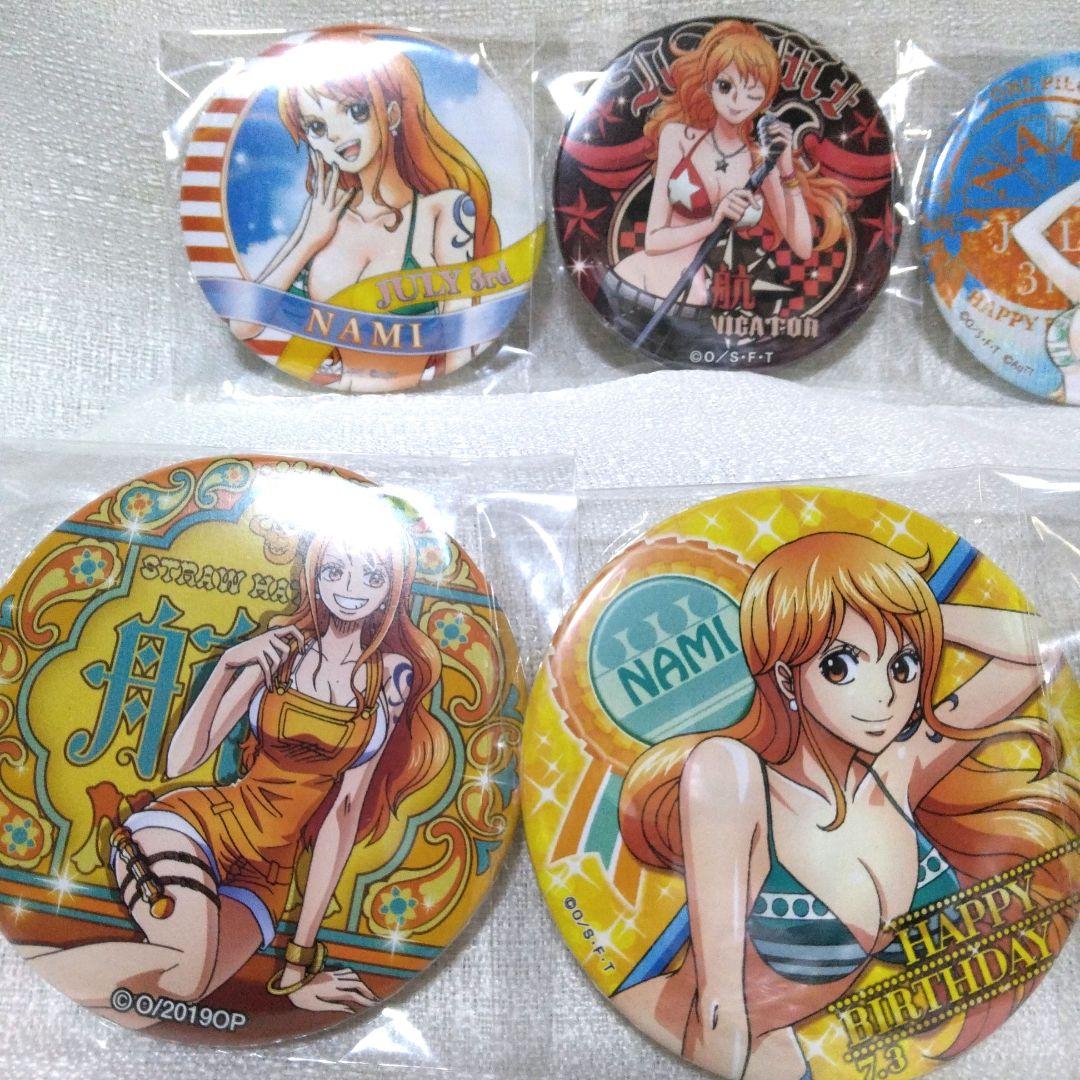 ワンピース ナミ 缶バッジ まとめ売り 6点セット