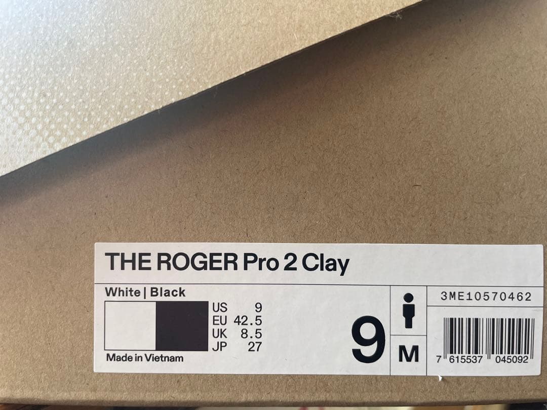 シューズ(男性用) THE ROGER Pro 2 Clay 27cm
