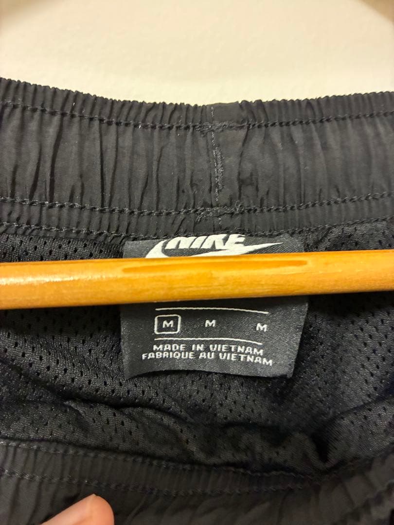 NIKE ブラック ナイロンジャージ上下セット Mサイズ