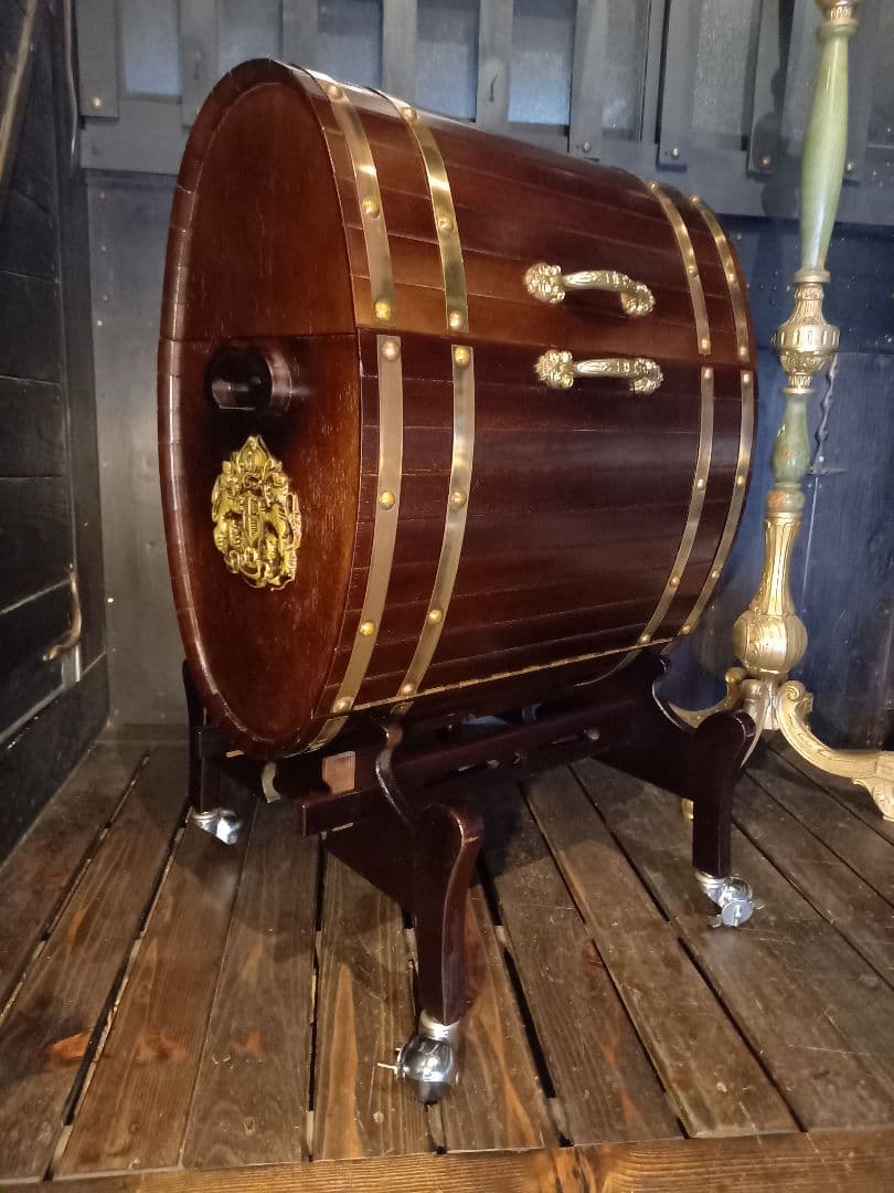 レア　ヴィンテージ　バー　ドリンク　キャリー　オープン　キャビネット　ボックス