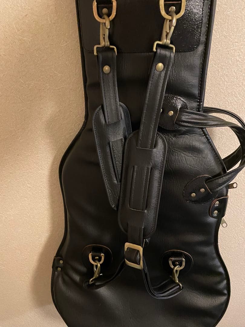 Gig Bag SZ-B ロッコーマン　エレキベースケース　レザー　ブラック