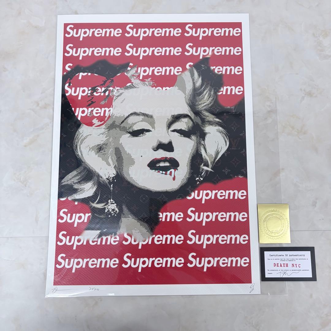 DEATH NYC マリリンモンロー 現代アート 直筆サイン