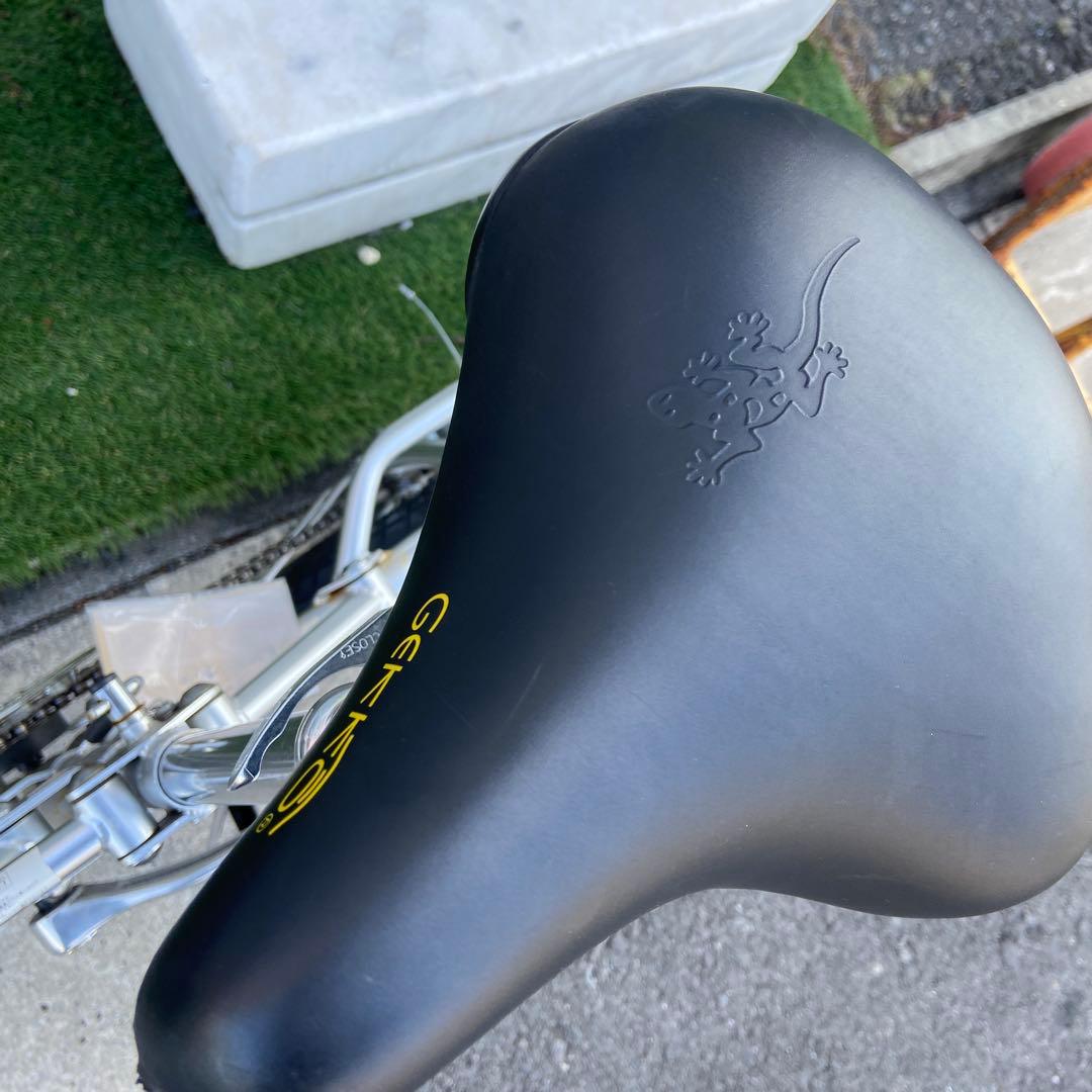 GEKKO ゲッコウ⭐️折りたたみ自転車　シルバー　【3614】