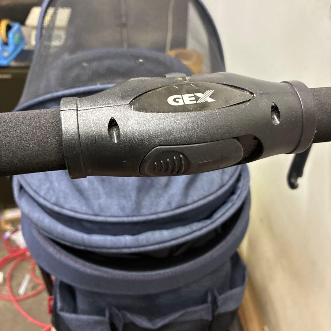 ネイビー ペットカート メッシュ窓付き