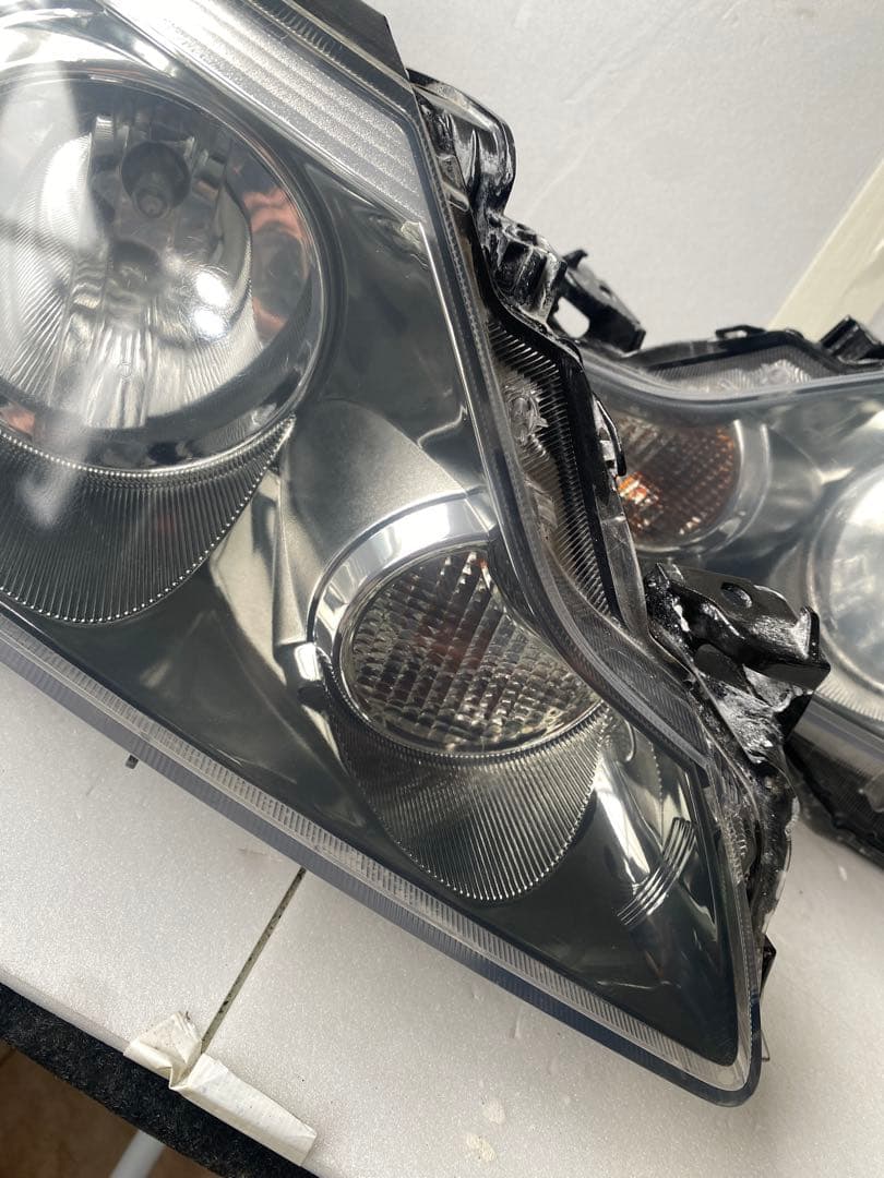 トヨタ エスティマ 50系 中期 後期 純正 HID ヘッドライト 左右セット