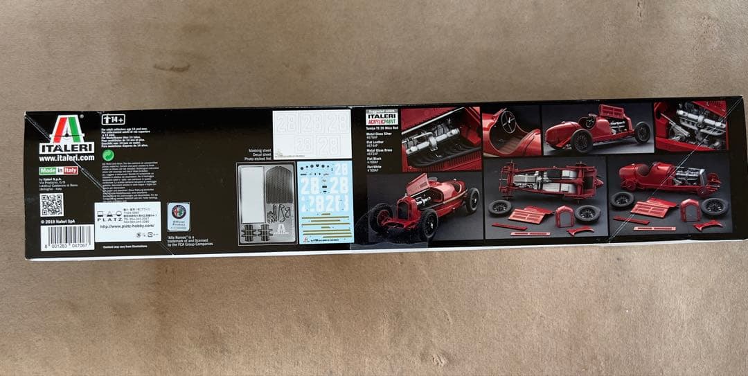 鉄道模型 Alfa Romeo 8C 2300 Monza 1:12 ITALERI