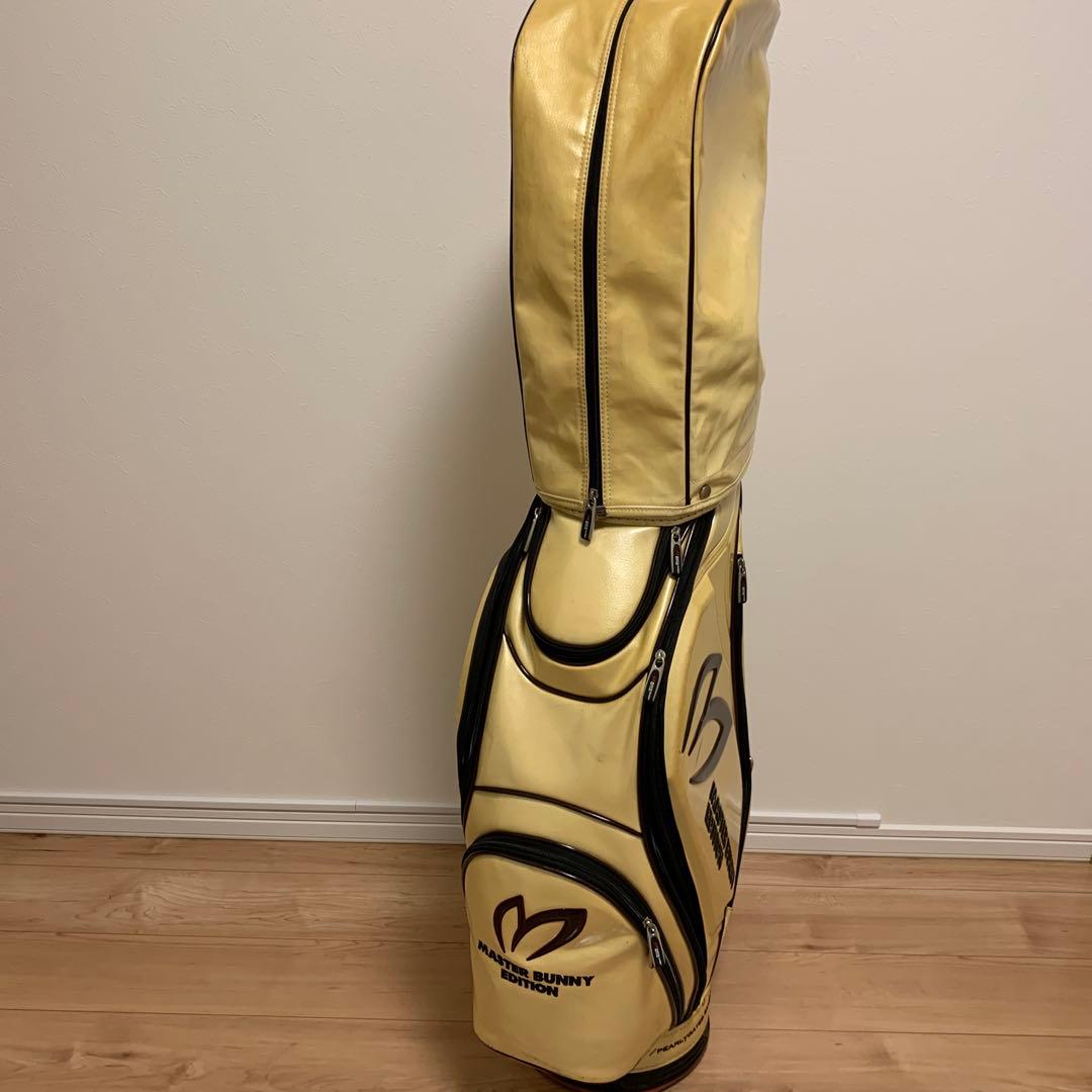 【タクヤ】マスターバニーエディション ゴルフバッグ ゴールド