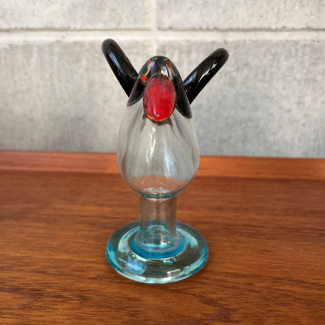 イッタラ　バード　脚付きシエッポ クリアブルー　オイバ・トイッカ