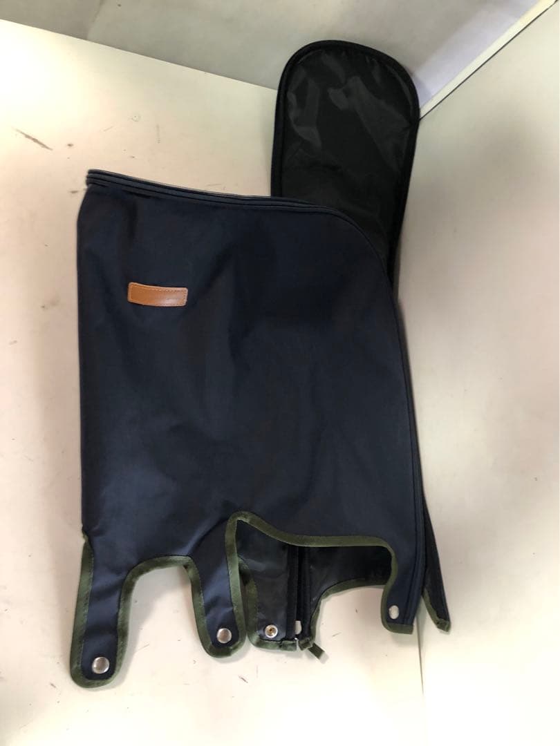 マスターピース キャディバッグ スタンド、フードカバー付き ネイビー