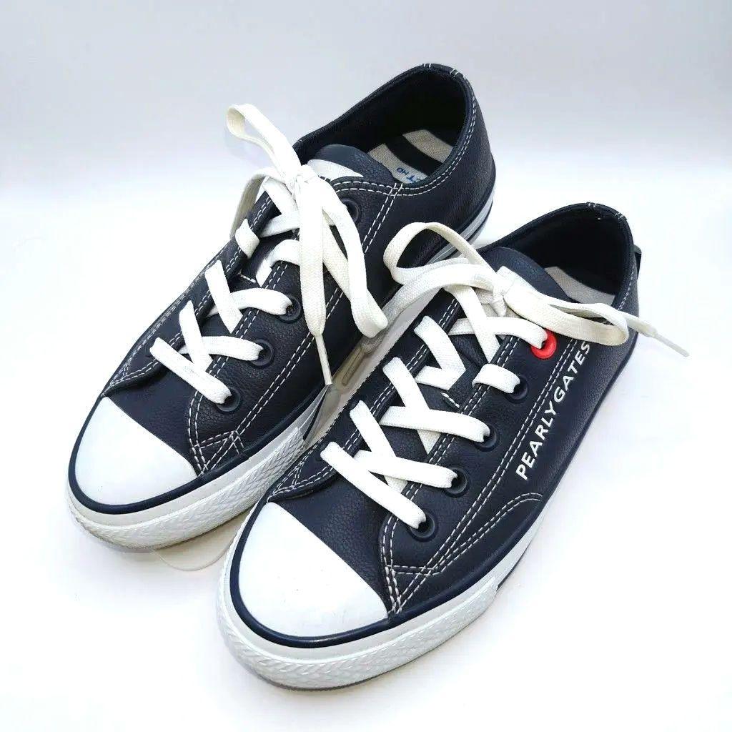 美品 パーリーゲイツ コンバース スパイクレス ゴルフシューズ 22.5